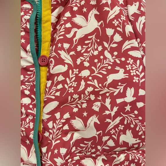 Mini Boden sherpa fleece lined hooded coat 8-9Y - Picture 5 of 5